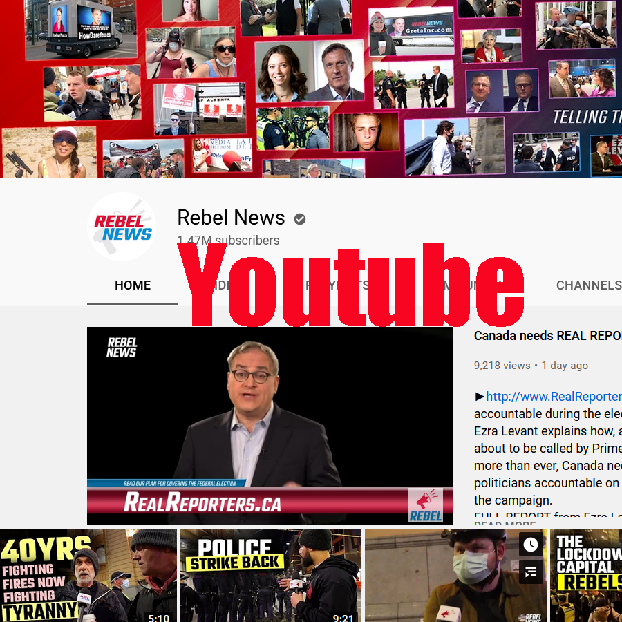 Rebel News:Youtube