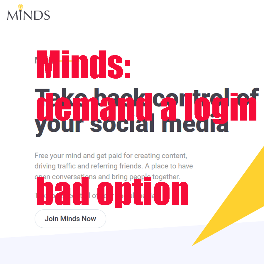 Minds.com do not use