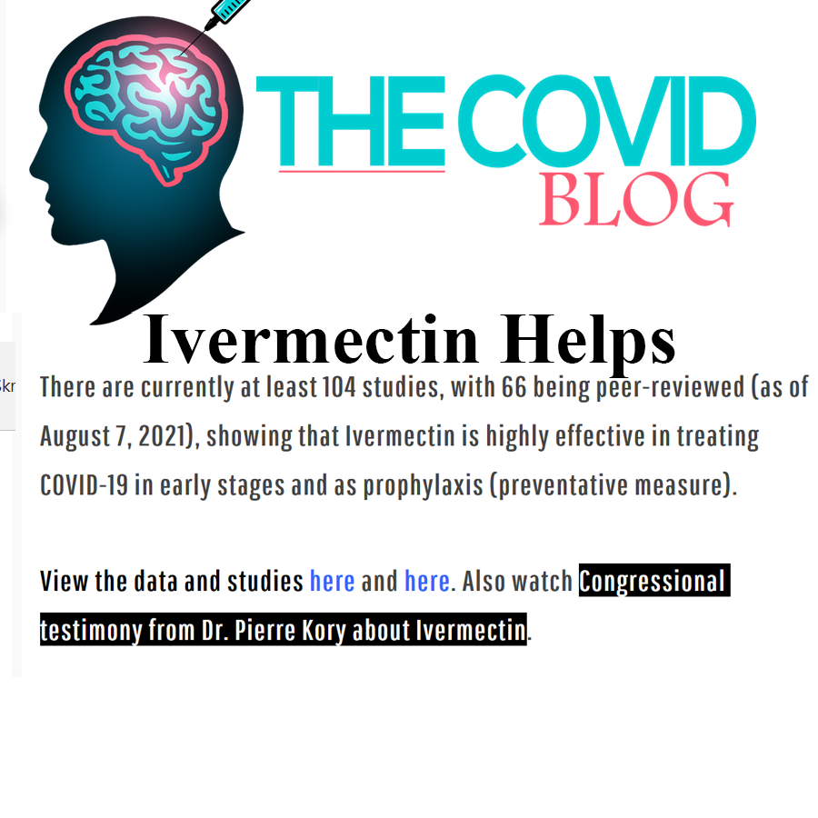 Ivermectin helps, The Covid Blogg