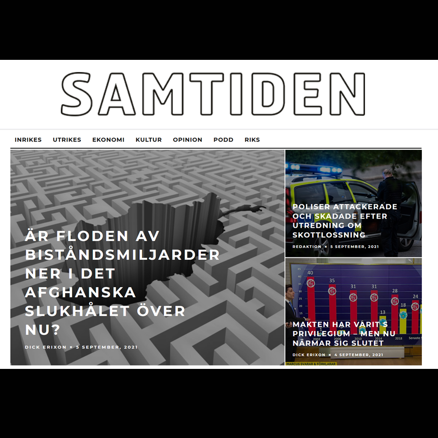 Sverigedemokraternas tidning Samtiden